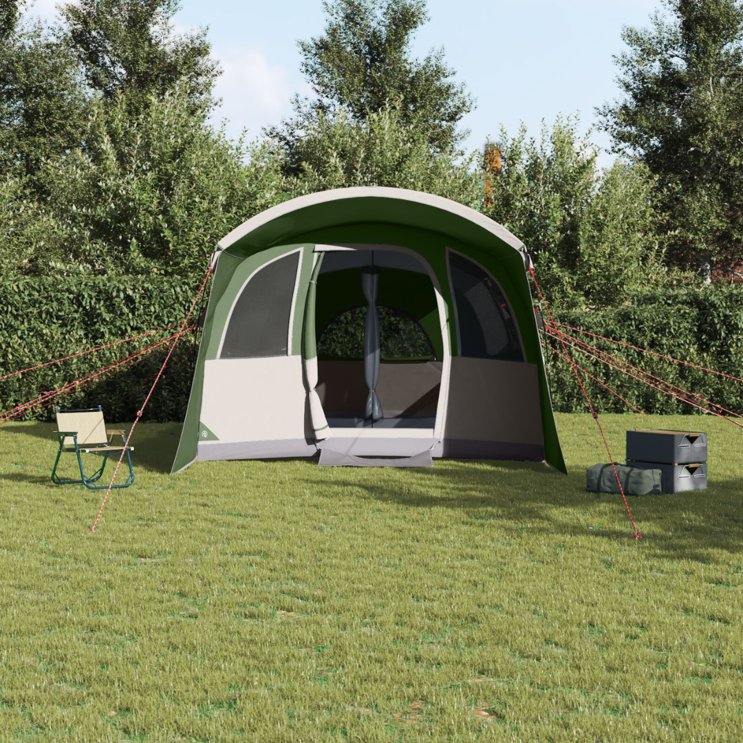 Tente Tunnel Verte Imperméable 8 Personnes