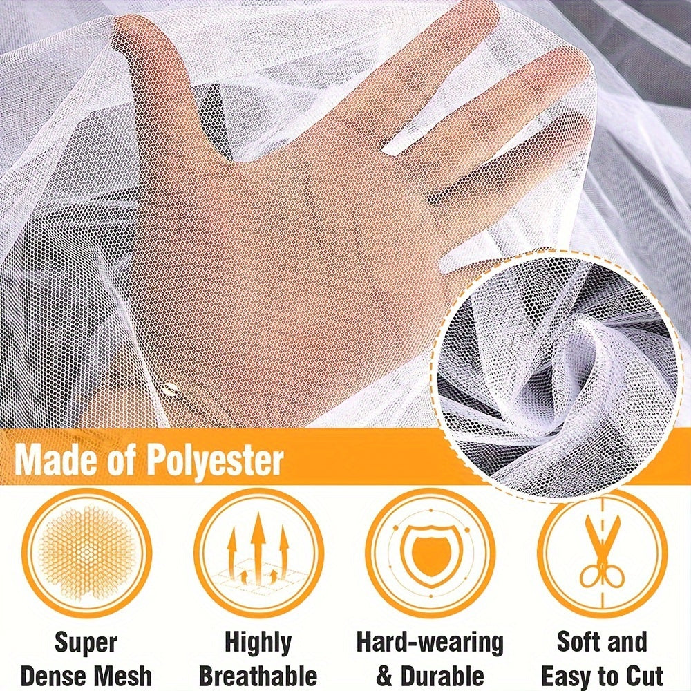 Voilage blanc anti-moustique