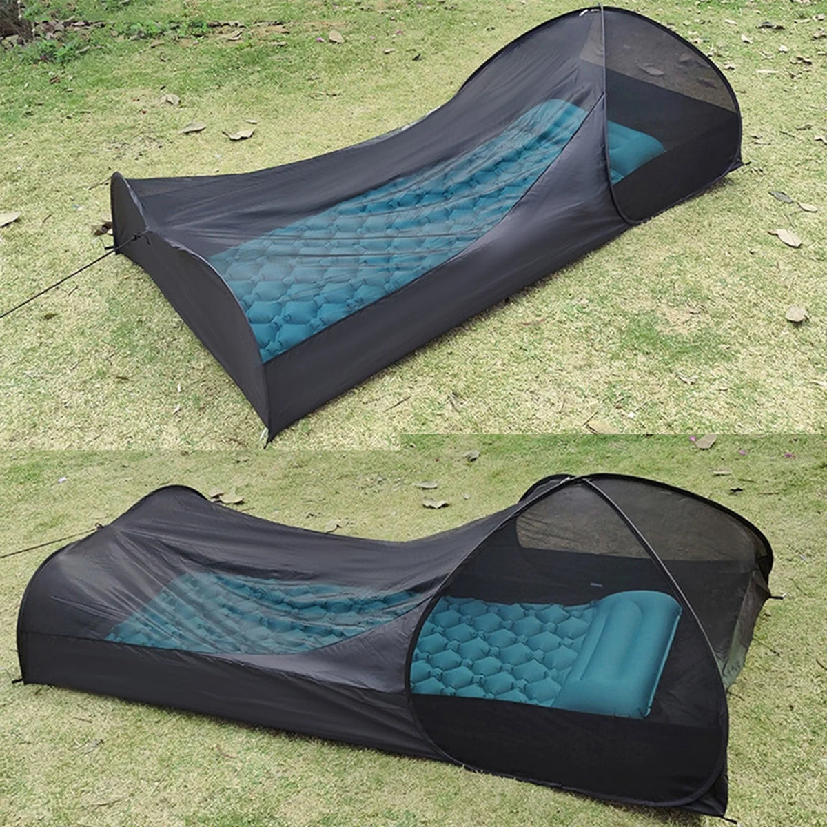 Tente de camping en maille moustiquaire, vue 2