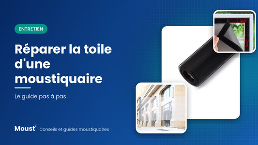 Rouleau de maille de moustiquaire noire pour remplacer une toile