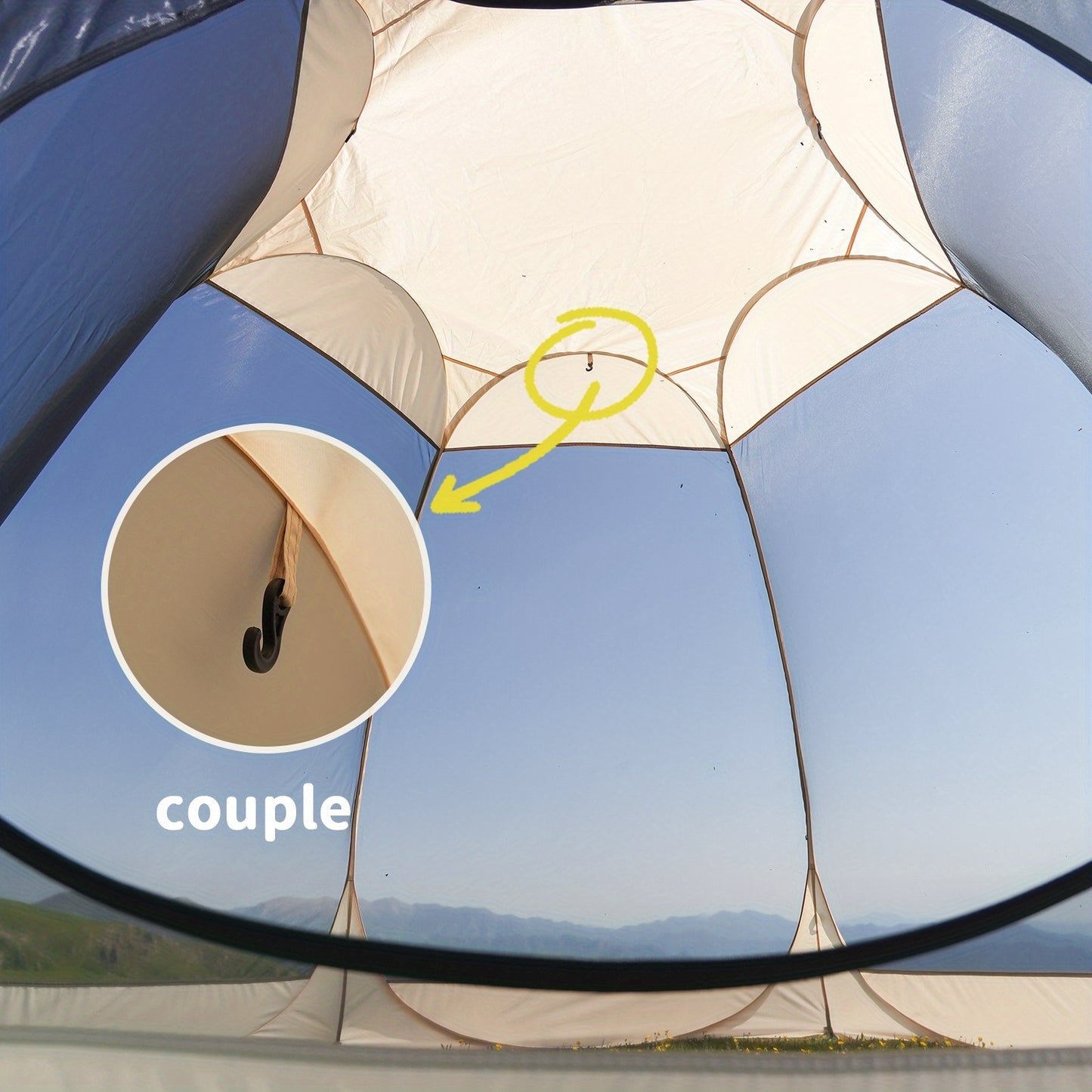 Tente moustiquaire d'extérieur pop-up avec un sac de transport