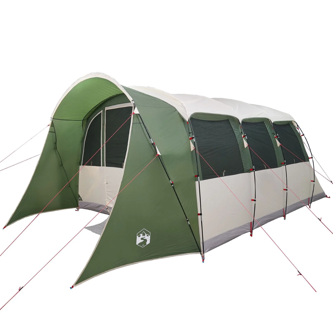 Tente Tunnel Verte Imperméable 8 Personnes