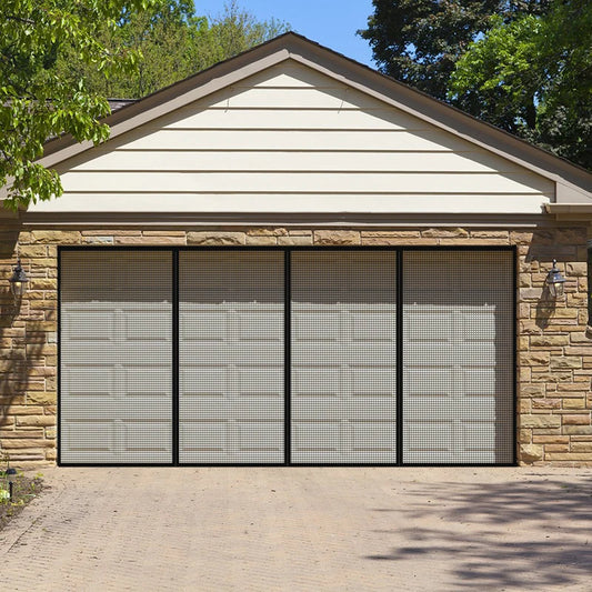 Moustiquaire de porte de garage pavillon magnétique