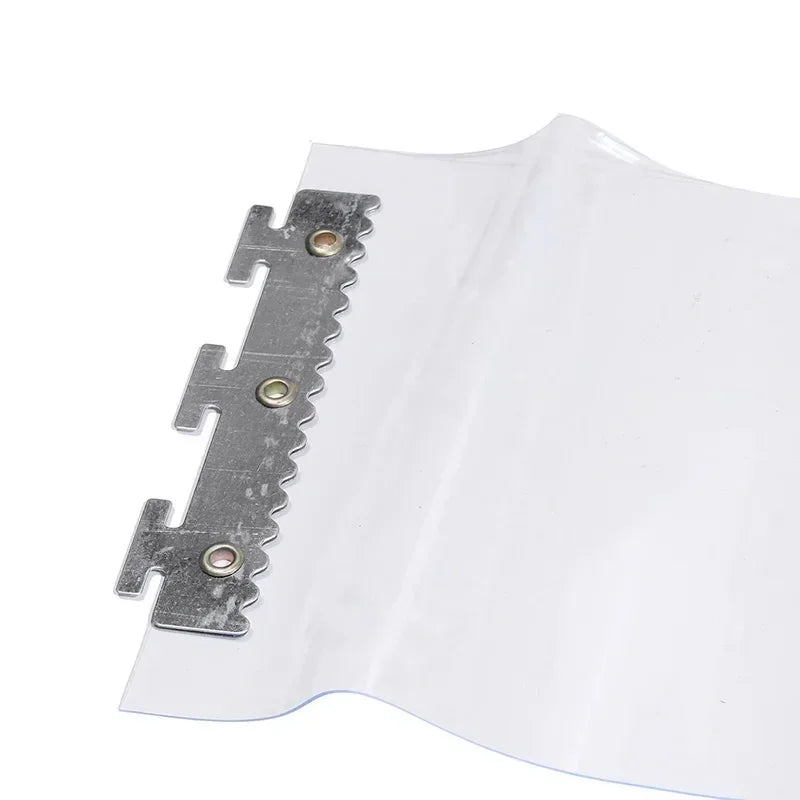 Rideau à lanières PVC transparent anti-insectes