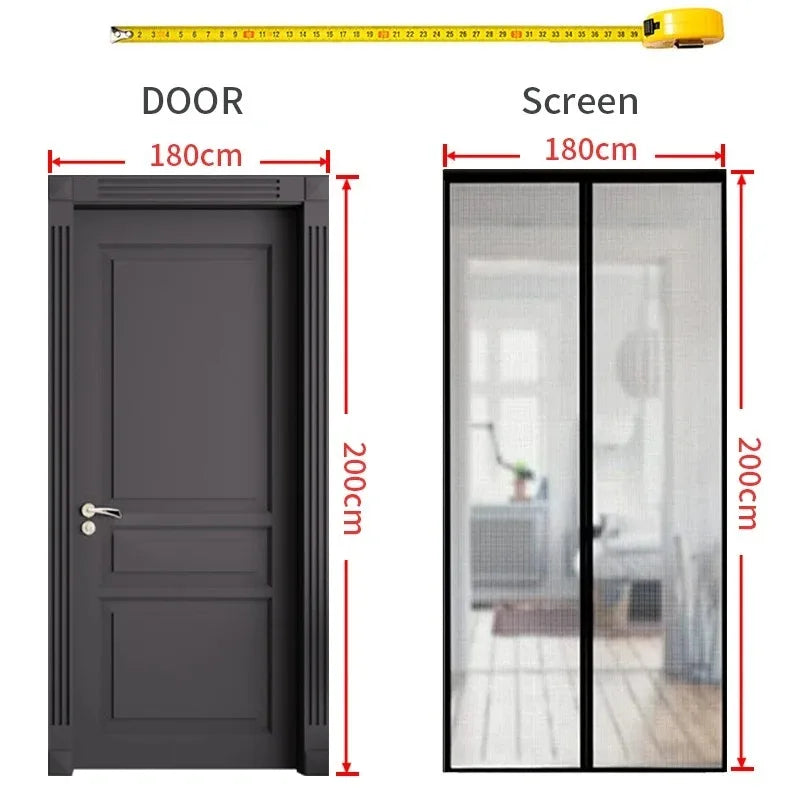 Moustiquaire à Velcro pour porte