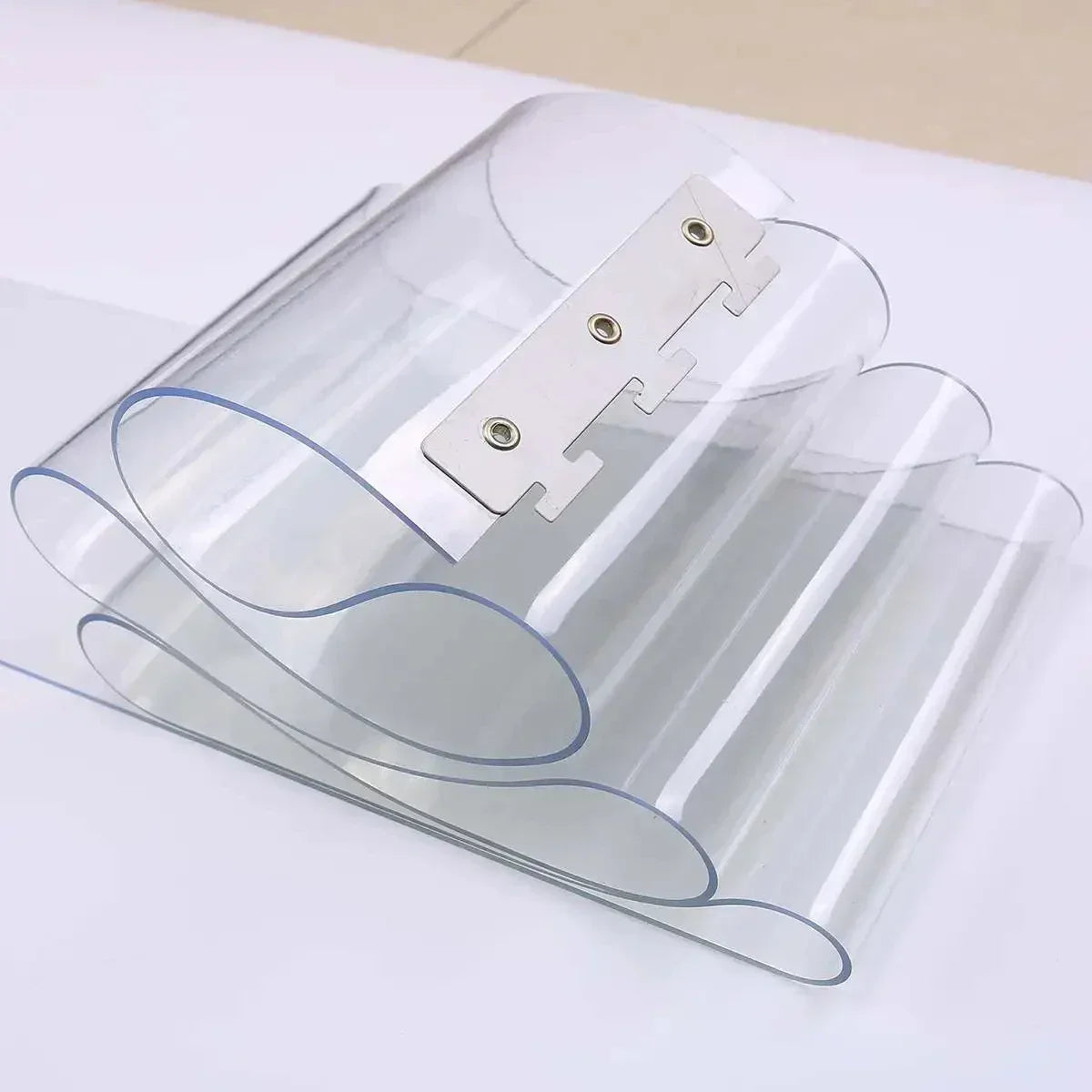 Rideau à lanières PVC transparent anti-insectes