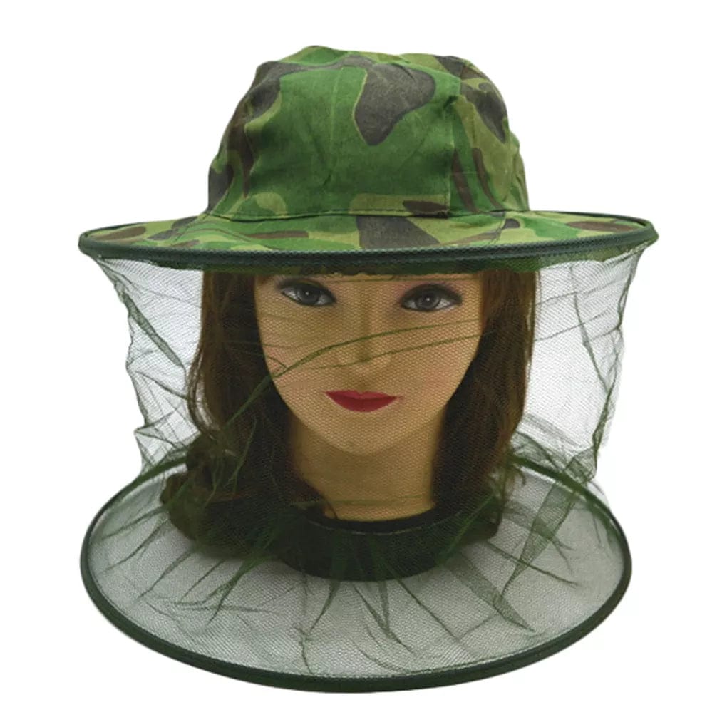 Chapeau en maille anti-insectes et filet
