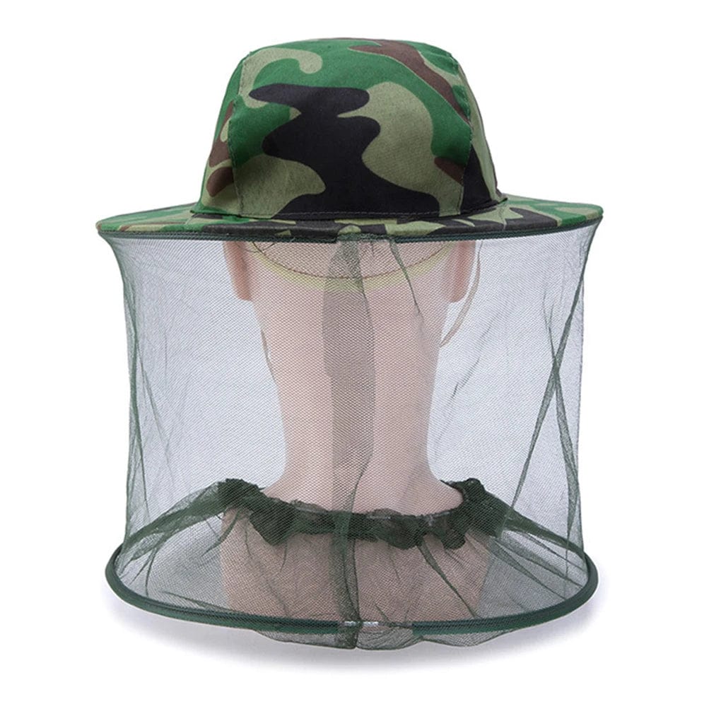 Chapeau en maille anti-insectes et filet, militaire