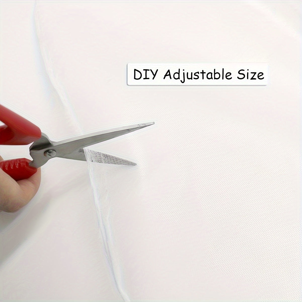 Voilage blanc anti-moustique