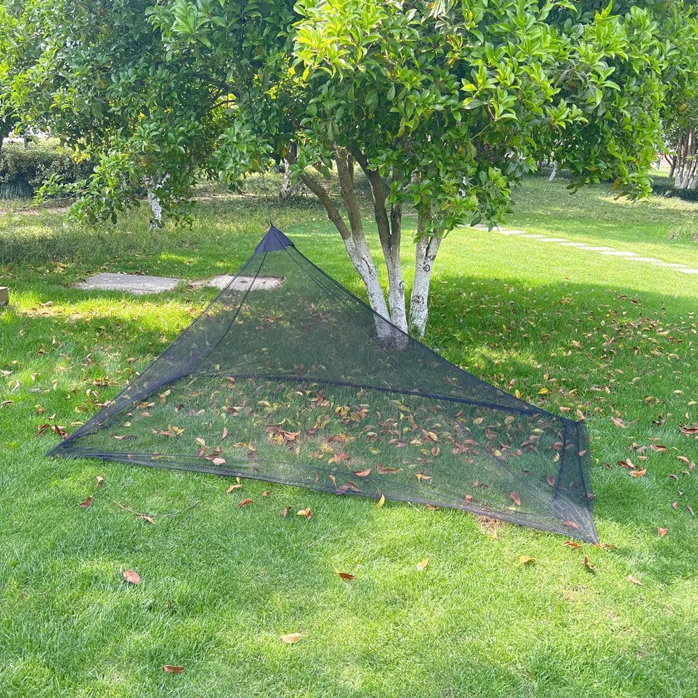 Moustiquaire de camping avec bag, noir, 220x120x100cm
