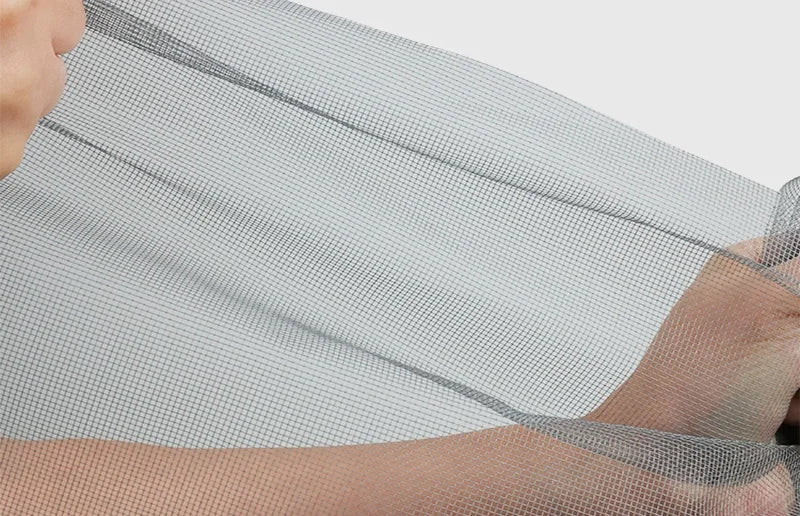 Moustiquaire fenêtre grise invisible à fermeture éclair, vue 7