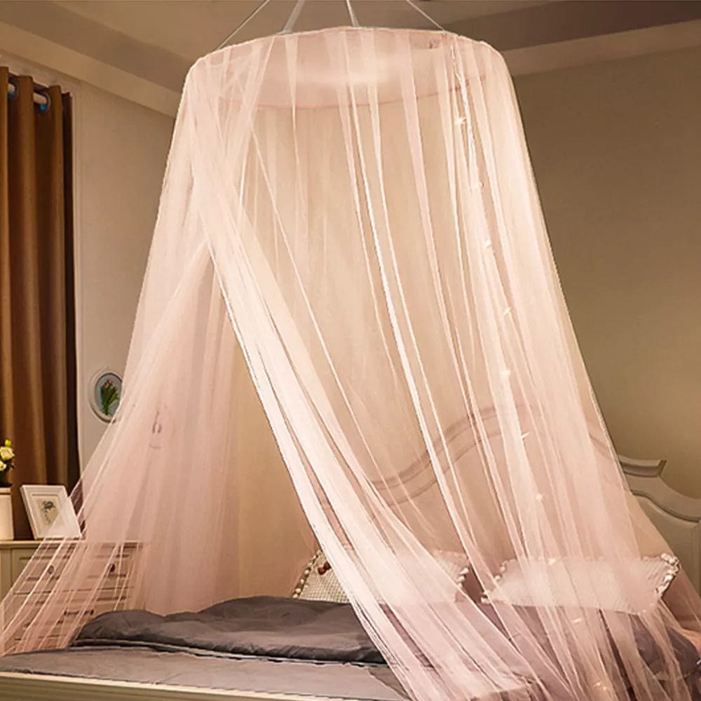 Moustiquaire Moustiquaire Rose clair Moustiquaire grand lit double