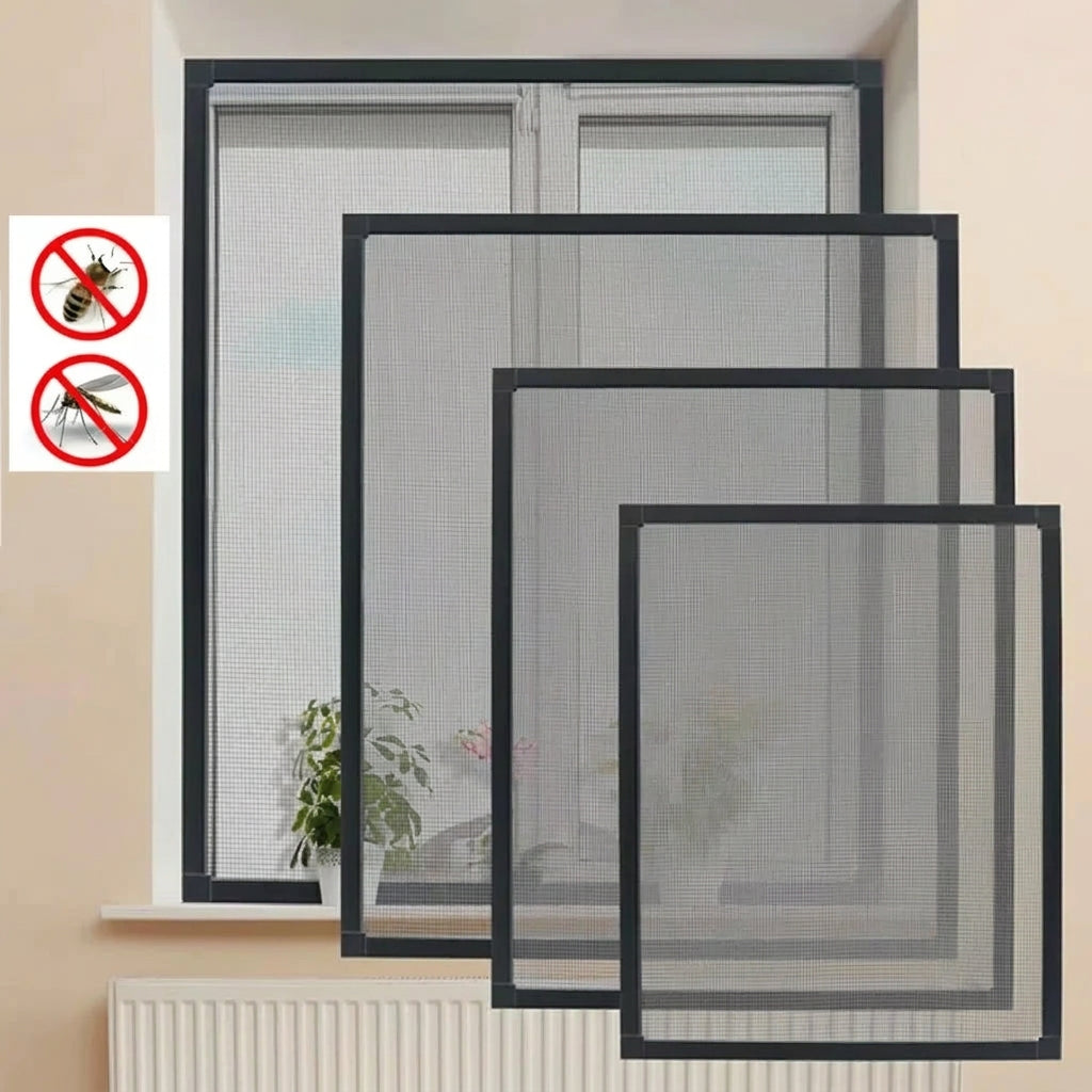 Moustiquaire grande fenêtre noire jusqu'à 280 cm, vue 9