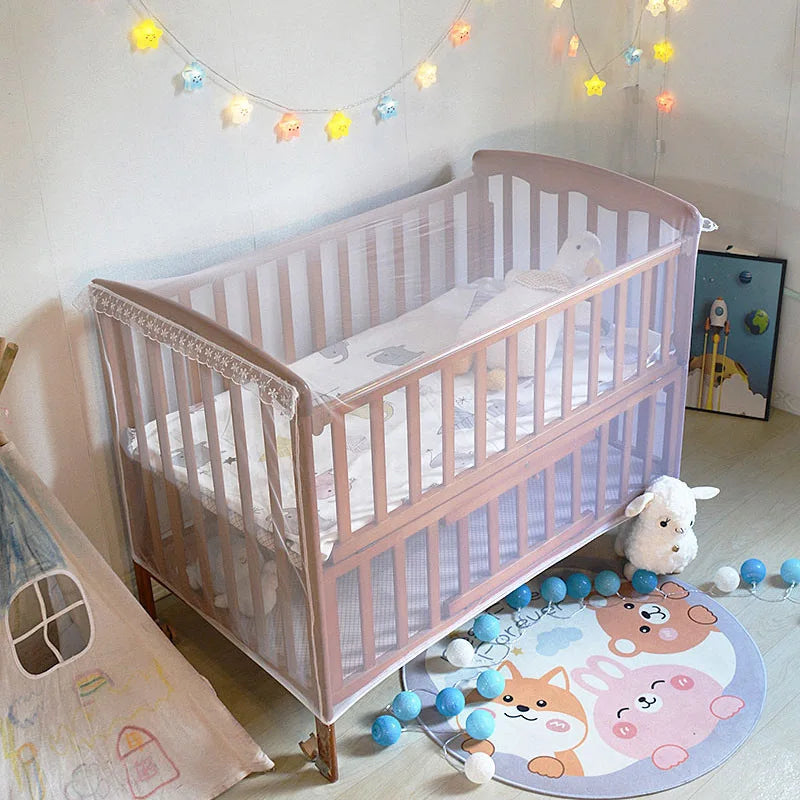 Moustiquaire lit bébé à bord élastique ou à arceaux, vue 6
