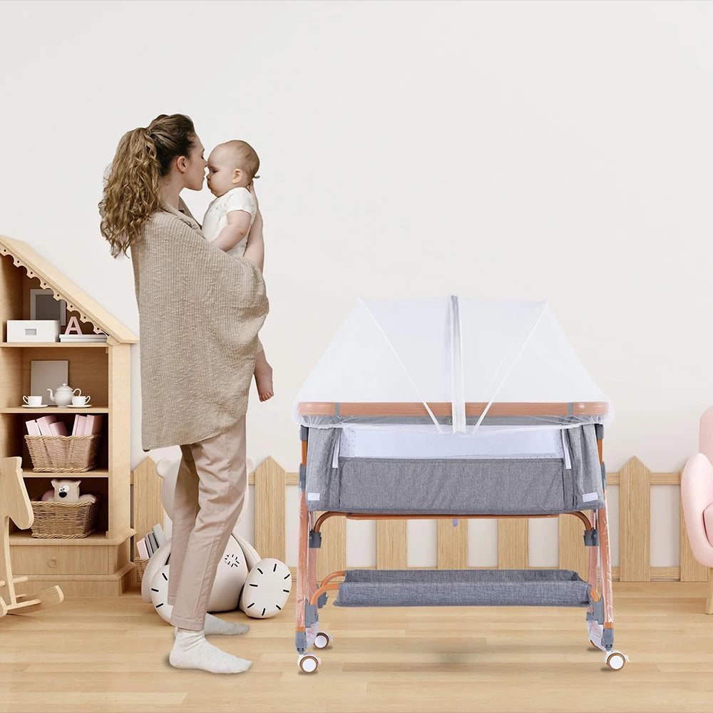 Moustiquaire lit bébé universelle à double fermeture éclair