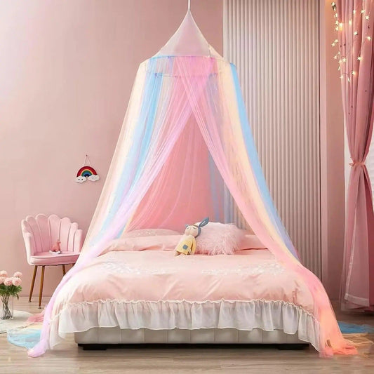 Moustiquaire lit enfant arc-en-ciel, arc-en-ciel