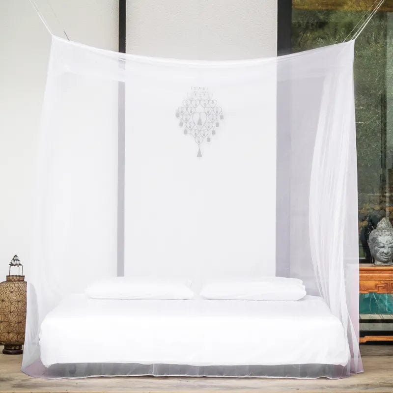 Moustiquaire Luxe blanche à quatre coins 200cm DreamShield, vue 3