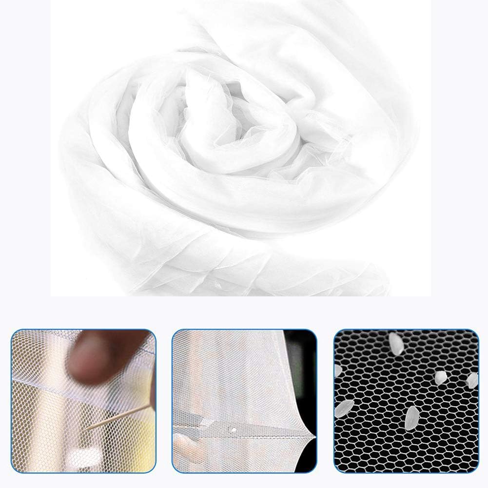 Moustiquaire Luxe blanche à quatre coins 200cm DreamShield, vue 6