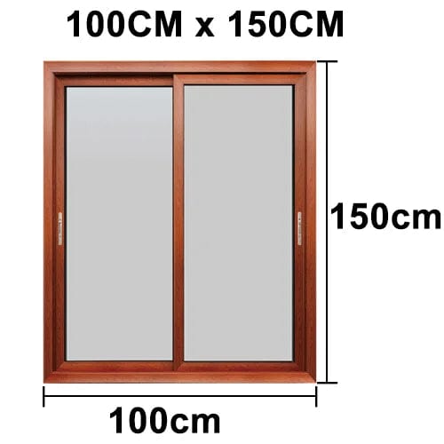Moust' Moustiquaire 100cm x H 150cm / Cadre blanc filet blanc Moustiquaire magnétique amovible et lavable pour fenêtre