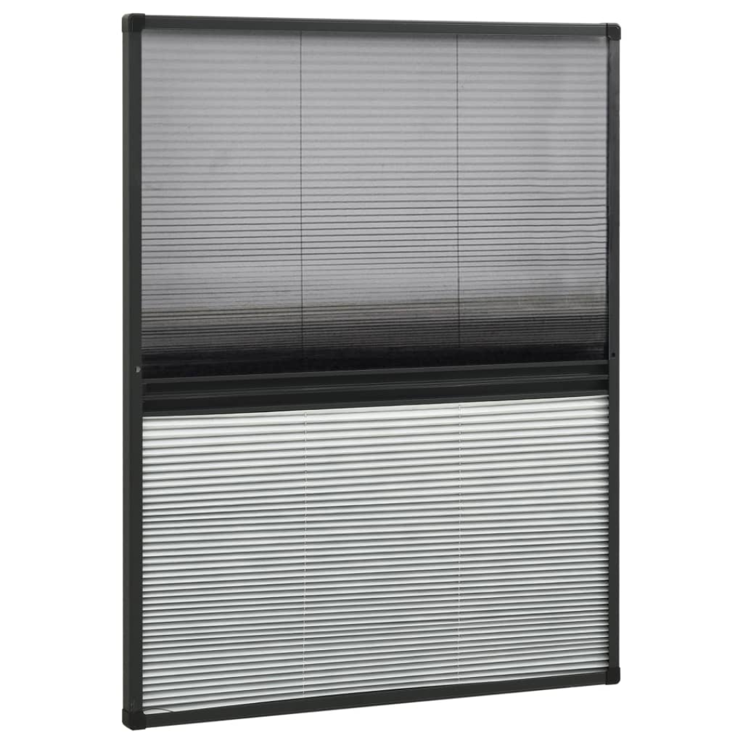 Moustiquaire plissée pour fenêtre aluminium avec auvent, vue 3