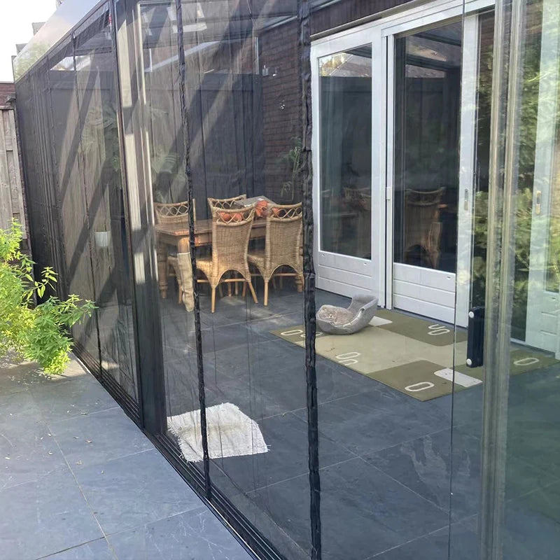 Moustiquaire de porte de garage pavillon magnétique, vue 3