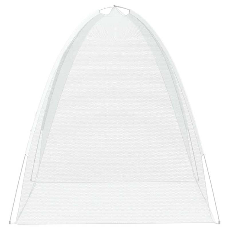 Moustiquaires pyramidales blanche 200X120X130cm avec portes, vue 4