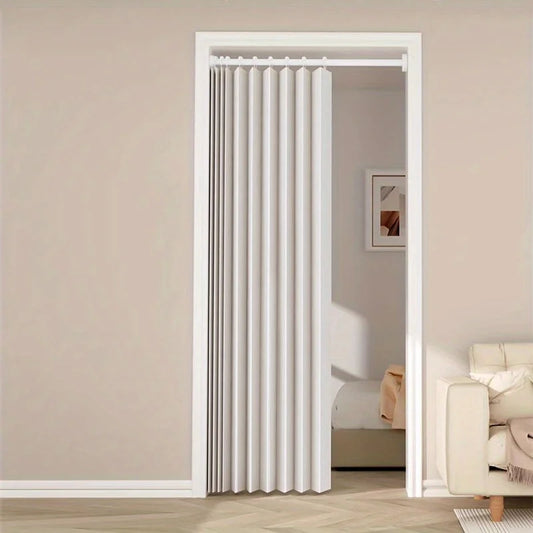 Rideau de porte à lanières pliantes style minimaliste