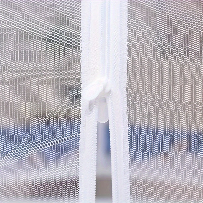 Tente moustiquaire rose motif chats câlins, vue 2