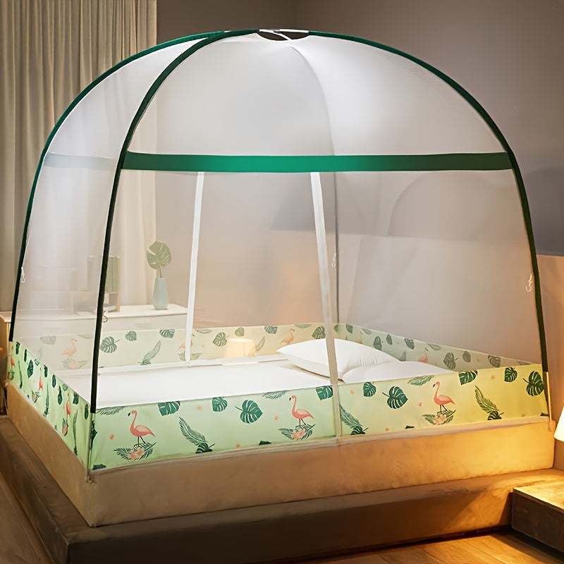 Tente Moustiquaire Verte Tropicale, vue 3